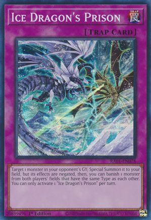Ice Dragon's Prison (RA01-EN078) - 25th Anniversary Rarity Collection 1st Edition - Premium Yugioh Single from Konami - Just $0.24! Shop now at Game Crave Tournament Store