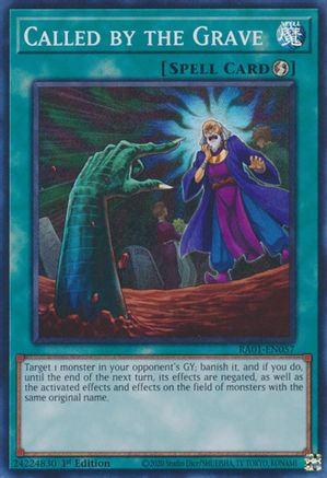 Called by the Grave (RA01-EN057) - 25th Anniversary Rarity Collection 1st Edition - Premium Yugioh Single from Konami - Just $0.17! Shop now at Game Crave Tournament Store