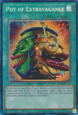 Pot of Extravagance (PCR) (RA01-EN059) - 25th Anniversary Rarity Collection 1st Edition - Premium Yugioh Single from Konami - Just $1.70! Shop now at Game Crave Tournament Store