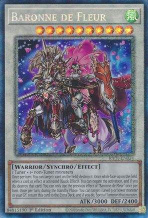 Baronne de Fleur (PCR) (RA01-EN034) - 25th Anniversary Rarity Collection 1st Edition - Premium Yugioh Single from Konami - Just $1.11! Shop now at Game Crave Tournament Store