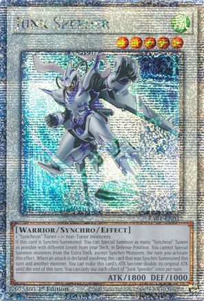 Junk Speeder (Quarter Century Secret Rare) (RA01-EN032) - 25th Anniversary Rarity Collection 1st Edition - Premium Yugioh Single from Konami - Just $5.36! Shop now at Game Crave Tournament Store