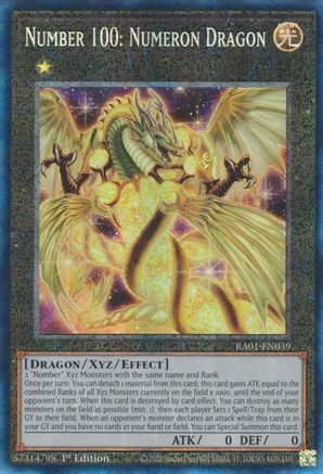 Number 100: Numeron Dragon (PCR) (RA01-EN039) - 25th Anniversary Rarity Collection 1st Edition - Premium Yugioh Single from Konami - Just $0.22! Shop now at Game Crave Tournament Store