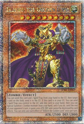 Eldlich the Golden Lord (Quarter Century Secret Rare) (RA01-EN019) - 25th Anniversary Rarity Collection 1st Edition - Premium Yugioh Single from Konami - Just $10.68! Shop now at Game Crave Tournament Store