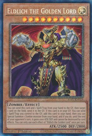 Eldlich the Golden Lord (PCR) (RA01-EN019) - 25th Anniversary Rarity Collection 1st Edition - Premium Yugioh Single from Konami - Just $0.38! Shop now at Game Crave Tournament Store