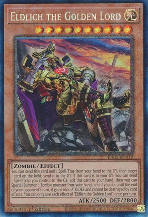 Eldlich the Golden Lord (Alternate Art) (PCR) (RA01-EN019) - 25th Anniversary Rarity Collection 1st Edition - Premium Yugioh Single from Konami - Just $0.36! Shop now at Game Crave Tournament Store