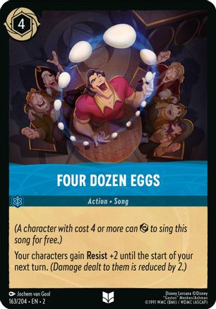 Four Dozen Eggs (163/204) - Rise of the Floodborn - Premium Lorcana Single from Disney - Just $0.08! Shop now at Game Crave Tournament Store