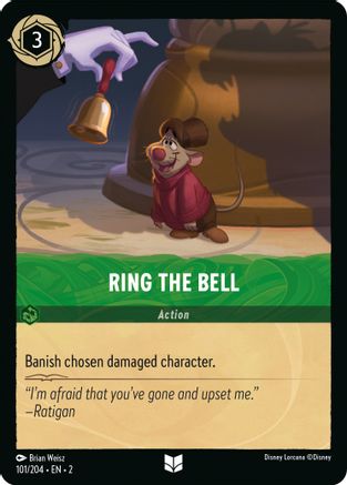 Ring the Bell (101/204) - Rise of the Floodborn Cold Foil - Premium Lorcana Single from Rise of the Floodborn - Just $0.12! Shop now at Game Crave Tournament Store