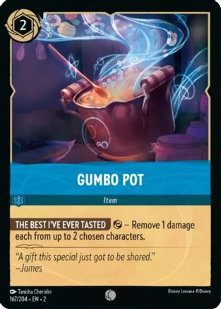 Gumbo Pot (167/204) - Rise of the Floodborn Cold Foil - Premium Lorcana Single from Rise of the Floodborn - Just $0.08! Shop now at Game Crave Tournament Store
