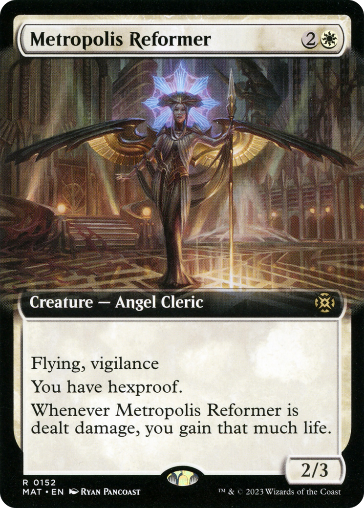 Metropolis Reformer (MAT-152) - March of the Machine: The Aftermath: (Extended Art) Foil - Premium MTG Single from Wizards of the Coast - Just $0.42! Shop now at Game Crave Tournament Store