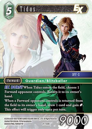 Tidus EX (BEYOND DESTINY) Foil - Premium Final Fantasy Single from Beyond Destiny - Just $1.94! Shop now at Game Crave Tournament Store