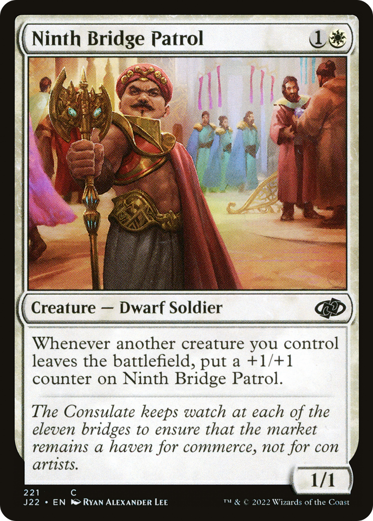 Ninth Bridge Patrol (J22-221) - Jumpstart 2022 - Premium MTG Single from Wizards of the Coast - Just $0.08! Shop now at Game Crave Tournament Store