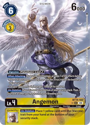 Angemon (Alternate Art) (BT14-102) - Blast Ace Foil - Premium Digimon Single from Bandai - Just $3.54! Shop now at Game Crave Tournament Store