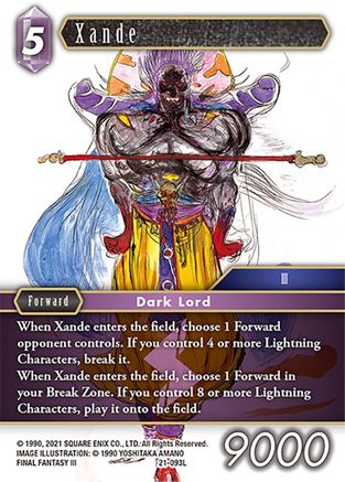 Xande (BEYOND DESTINY) Foil - Premium Final Fantasy Single from Beyond Destiny - Just $3.29! Shop now at Game Crave Tournament Store