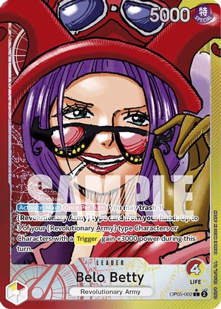 Belo Betty (Alternate Art) (OP05-002) - Awakening of the New Era Foil - Premium One Piece Single from Bandai - Just $7.96! Shop now at Game Crave Tournament Store