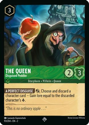 The Queen - Disguised Peddler (93/204) - Rise of the Floodborn - Premium Lorcana Single from Rise of the Floodborn - Just $0.08! Shop now at Game Crave Tournament Store