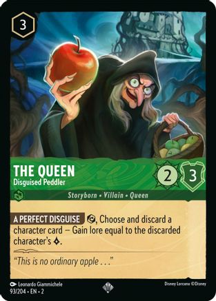 The Queen - Disguised Peddler (93/204) - Rise of the Floodborn Cold Foil - Premium Lorcana Single from Rise of the Floodborn - Just $0.27! Shop now at Game Crave Tournament Store