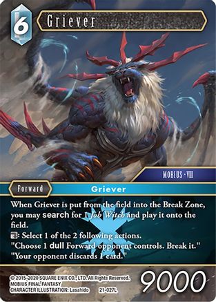 Griever (BEYOND DESTINY) Foil - Premium Final Fantasy Single from Beyond Destiny - Just $3.99! Shop now at Game Crave Tournament Store