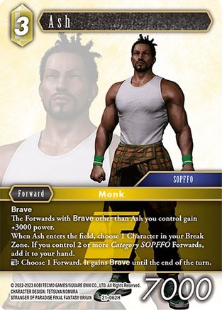 Ash (BEYOND DESTINY) Foil - Premium Final Fantasy Single from Beyond Destiny - Just $0.39! Shop now at Game Crave Tournament Store