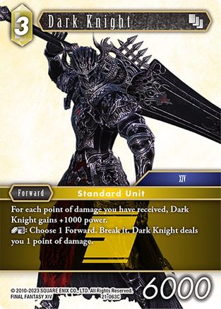 Dark Knight (BEYOND DESTINY) Foil - Premium Final Fantasy Single from Beyond Destiny - Just $0.29! Shop now at Game Crave Tournament Store