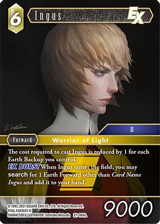 Ingus EX (BEYOND DESTINY) Foil - Premium Final Fantasy Single from Beyond Destiny - Just $9.59! Shop now at Game Crave Tournament Store