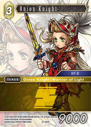 Onion Knight - 065R (BEYOND DESTINY) Foil - Premium Final Fantasy Single from Beyond Destiny - Just $0.25! Shop now at Game Crave Tournament Store