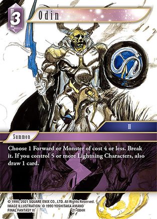 Odin (BEYOND DESTINY) Foil - Premium Final Fantasy Single from Beyond Destiny - Just $2.45! Shop now at Game Crave Tournament Store