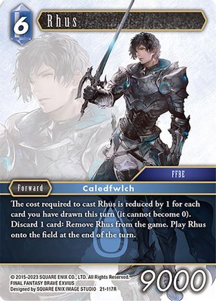 Rhus (BEYOND DESTINY) - Premium Final Fantasy Single from Beyond Destiny - Just $0.25! Shop now at Game Crave Tournament Store