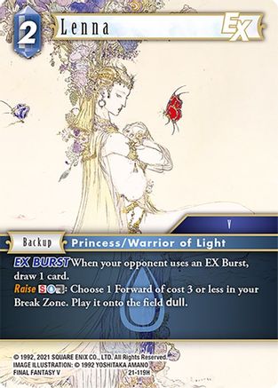 Lenna EX (BEYOND DESTINY) - Premium Final Fantasy Single from Beyond Destiny - Just $22.06! Shop now at Game Crave Tournament Store
