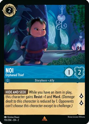 Noi - Orphaned Thief (155/204) - Rise of the Floodborn Cold Foil - Premium Lorcana Single from Rise of the Floodborn - Just $0.18! Shop now at Game Crave Tournament Store