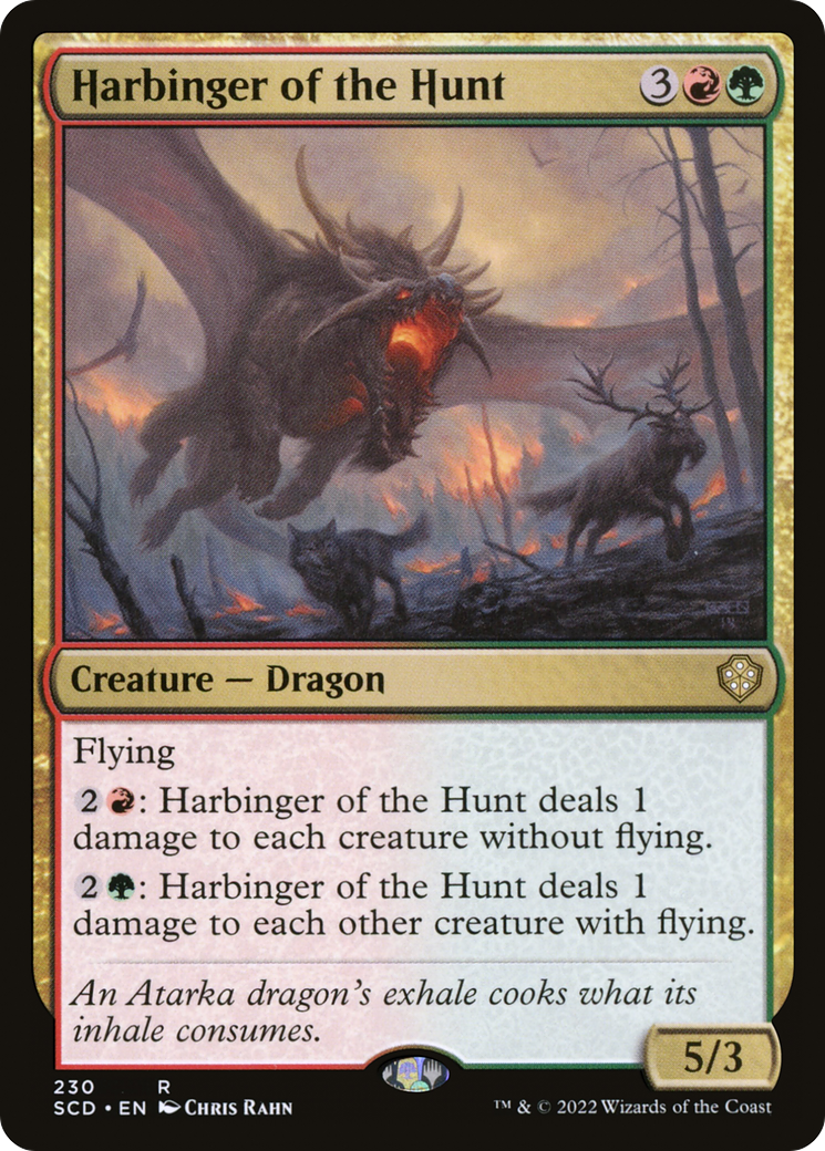 Harbinger of the Hunt (SCD-230) - Starter Commander Decks - Premium MTG Single from Wizards of the Coast - Just $0.25! Shop now at Game Crave Tournament Store