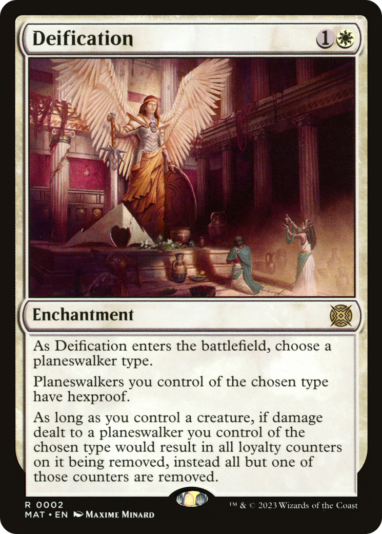 Deification (MAT-002) - March of the Machine: The Aftermath - Premium MTG Single from Wizards of the Coast - Just $0.08! Shop now at Game Crave Tournament Store