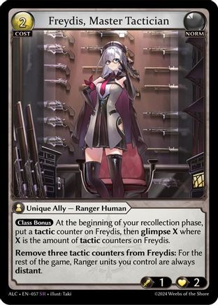 Freydis, Master Tactician (ALCHEMICAL REVOLUTION) Foil - Premium Grand Archive Single from Alchemical Revolution - Just $14.01! Shop now at Game Crave Tournament Store
