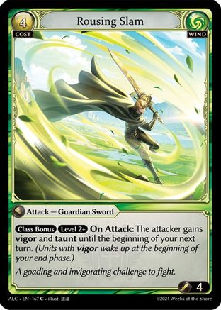 Rousing Slam (ALCHEMICAL REVOLUTION) Foil - Premium Grand Archive Single from Alchemical Revolution - Just $0.29! Shop now at Game Crave Tournament Store