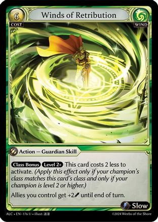 Winds of Retribution (ALCHEMICAL REVOLUTION) Foil - Premium Grand Archive Single from Alchemical Revolution - Just $4.75! Shop now at Game Crave Tournament Store