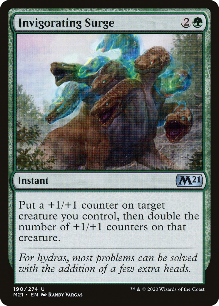 Invigorating Surge (M21-190) - Core Set 2021 Foil - Premium MTG Single from Wizards of the Coast - Just $0.72! Shop now at Game Crave Tournament Store