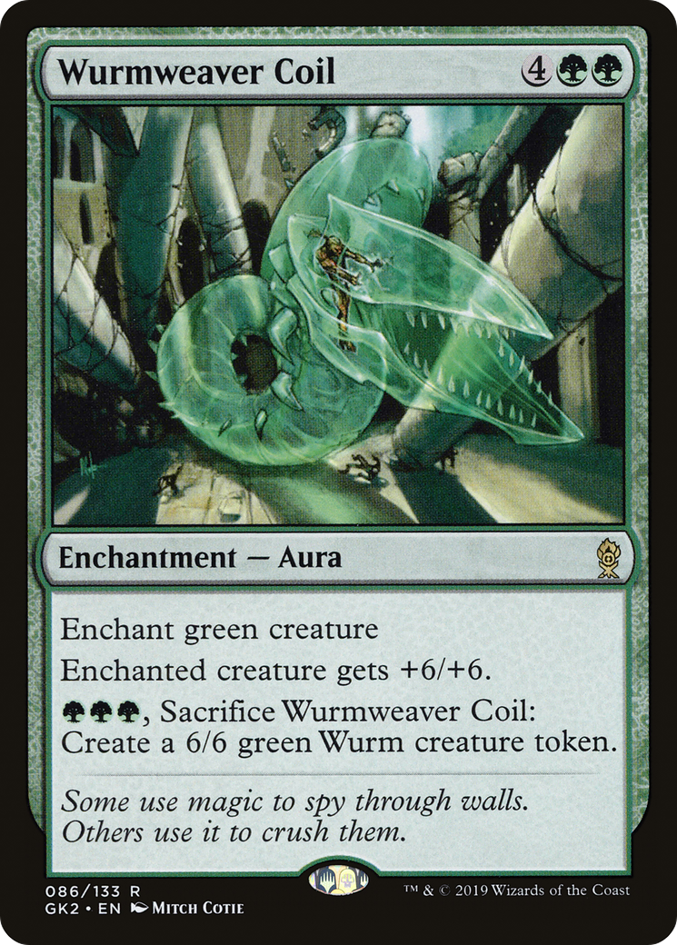 Wurmweaver Coil (GK2-086) - RNA Guild Kit - Premium MTG Single from Wizards of the Coast - Just $0.26! Shop now at Game Crave Tournament Store