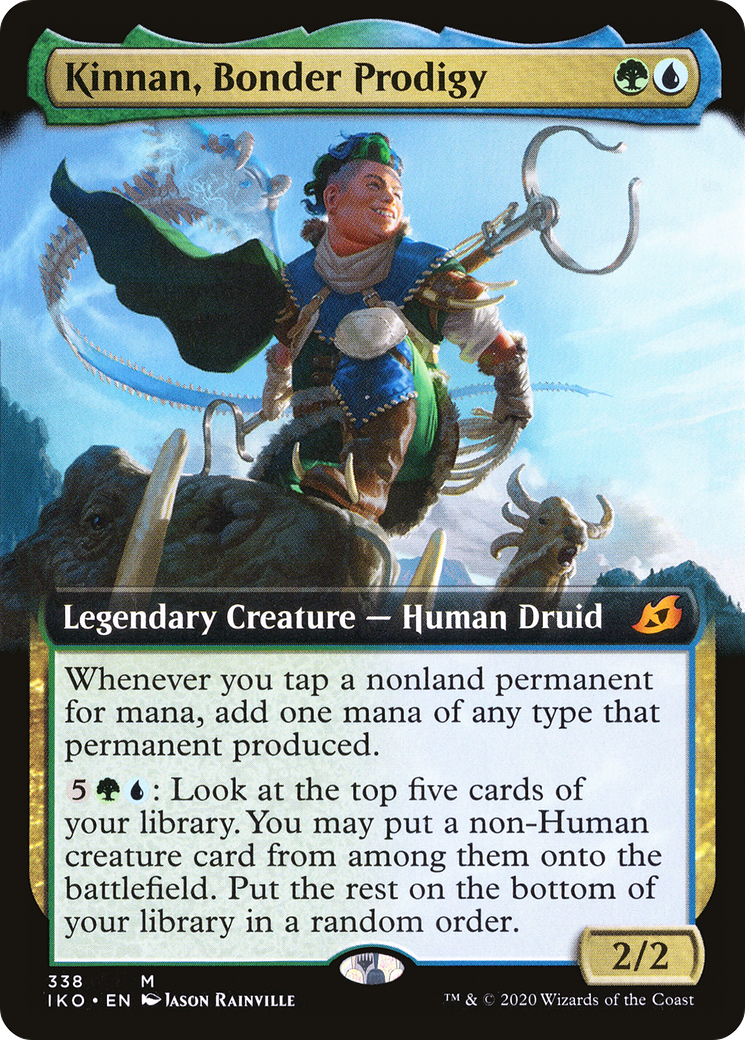 Kinnan, Bonder Prodigy (IKO-338) - Ikoria: Lair of Behemoths: (Extended Art) - Premium MTG Single from Wizards of the Coast - Just $8.30! Shop now at Game Crave Tournament Store
