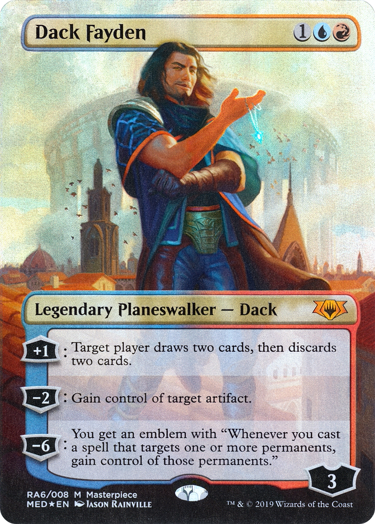 Dack Fayden (MED-RA6) - Mythic Edition (Borderless) Foil - Premium MTG Single from Wizards of the Coast - Just $6.61! Shop now at Game Crave Tournament Store