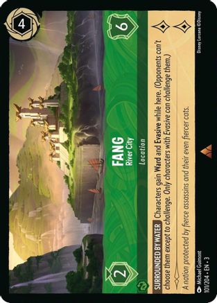 Fang - River City (101/204) - Into the Inklands Cold Foil - Premium Lorcana Single from Into the Inklands - Just $0.92! Shop now at Game Crave Tournament Store