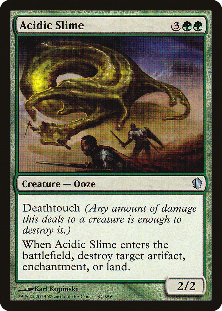 Acidic Slime (C13-134) - Commander 2013 - Premium MTG Single from Wizards of the Coast - Just $0.08! Shop now at Game Crave Tournament Store