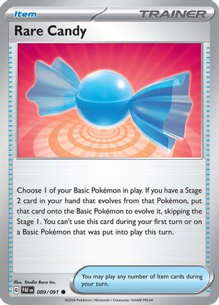 Rare Candy 89 - SV Paldean Fates - Premium Pokemon Single from Nintendo - Just $0.25! Shop now at Game Crave Tournament Store