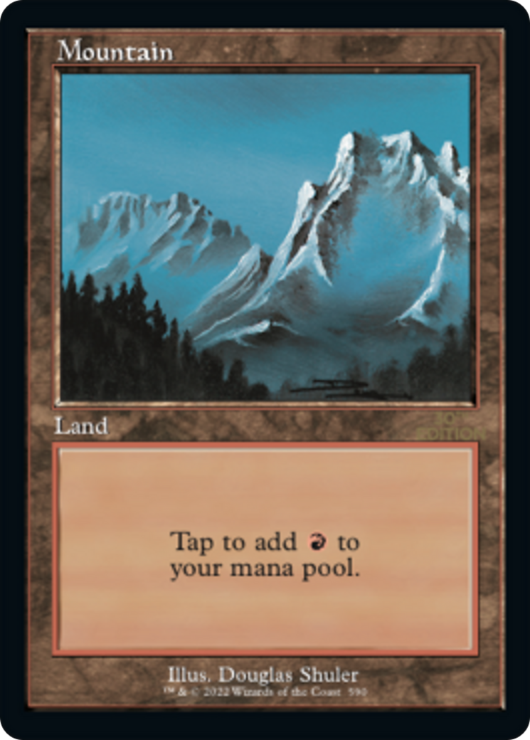 Mountain (30A-590) - 30th Anniversary Edition - Premium MTG Single from Wizards of the Coast - Just $2.51! Shop now at Game Crave Tournament Store