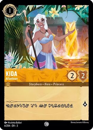 Kida - Atlantean (6/204) - Into the Inklands Cold Foil - Premium Lorcana Single from Into the Inklands - Just $0.35! Shop now at Game Crave Tournament Store