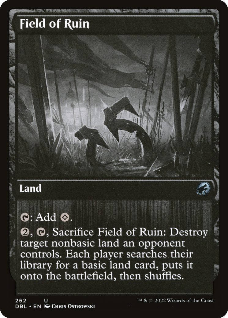 Field of Ruin (DBL-262) - Innistrad: Double Feature Foil - Premium MTG Single from Wizards of the Coast - Just $2.87! Shop now at Game Crave Tournament Store
