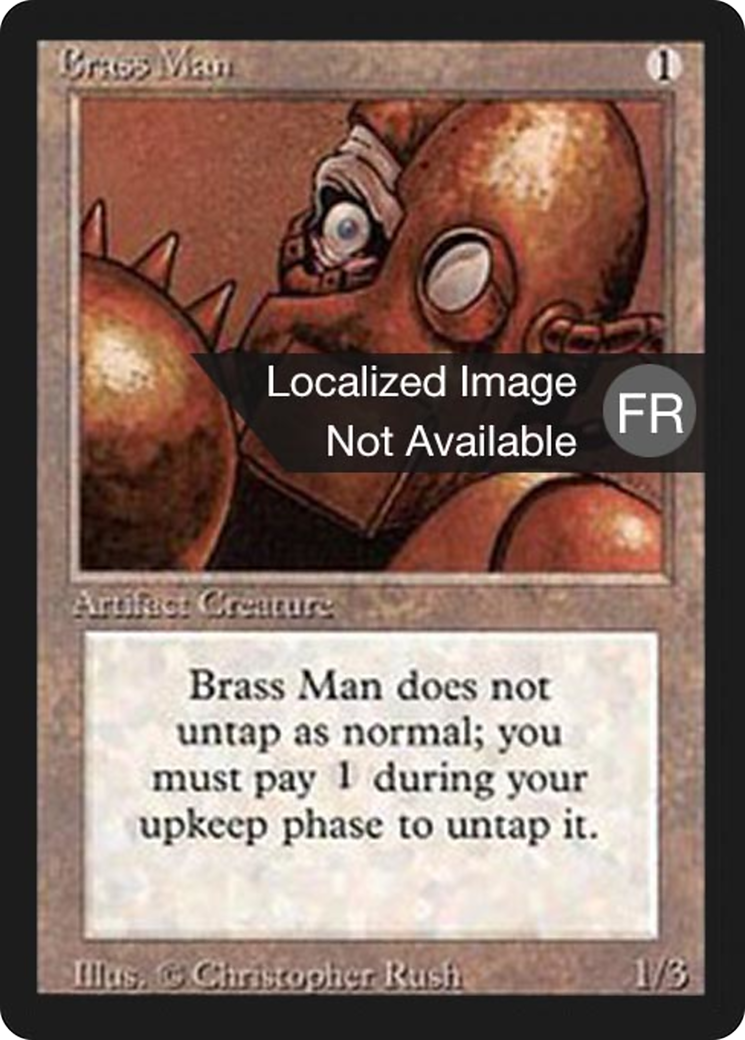 Brass Man (FBB-238) - Foreign Black Border - Premium MTG Single from Wizards of the Coast - Just $0! Shop now at Game Crave Tournament Store