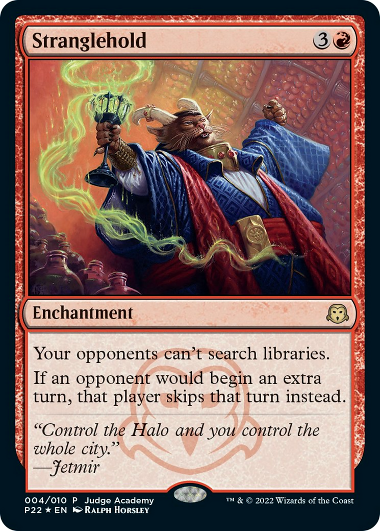 Stranglehold (P22-004) - Judge Gift Cards 2022 Foil - Premium MTG Single from Wizards of the Coast - Just $6.66! Shop now at Game Crave Tournament Store