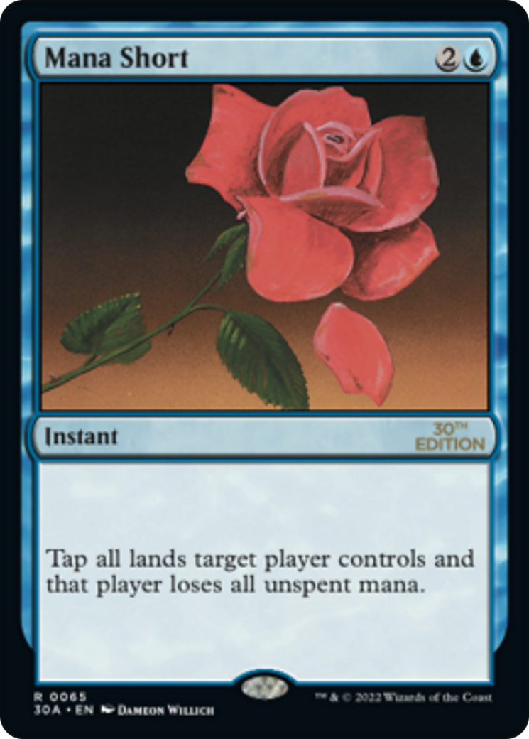 Mana Short (30A-065) - 30th Anniversary Edition - Premium MTG Single from Wizards of the Coast - Just $6.77! Shop now at Game Crave Tournament Store