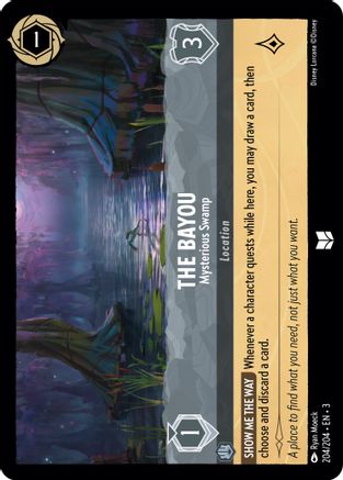 The Bayou - Mysterious Swamp (204/204) - Into the Inklands Cold Foil - Premium Lorcana Single from Into the Inklands - Just $0.37! Shop now at Game Crave Tournament Store