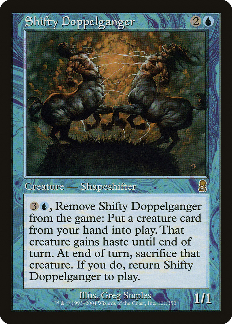 Shifty Doppelganger (ODY-101) - Odyssey - Premium MTG Single from Wizards of the Coast - Just $0.11! Shop now at Game Crave Tournament Store