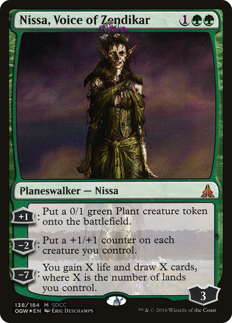 Nissa, Voice of Zendikar (PS16-138) - San Diego Comic-Con 2016 Foil - Premium MTG Single from Wizards of the Coast - Just $3.50! Shop now at Game Crave Tournament Store